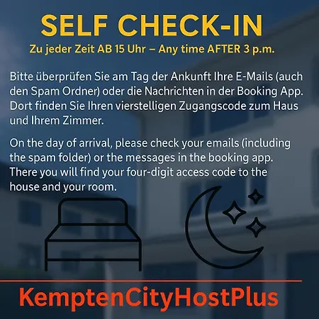 Kemptencityhostplus-unterkunft Charme Im Denkmal Habitación en casa particular